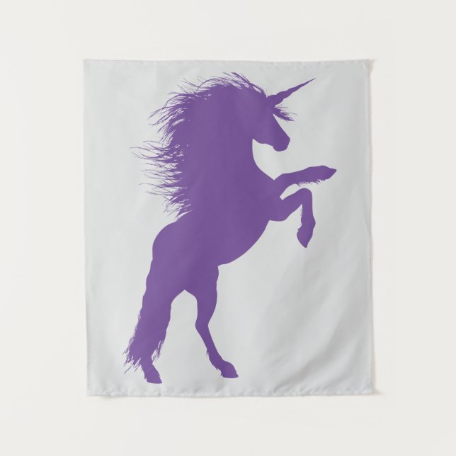 Purple Unicorn Tapestry (Front)