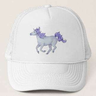 Purple Unicorn Trucker Hat