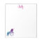Purple unicorn white monogrammed