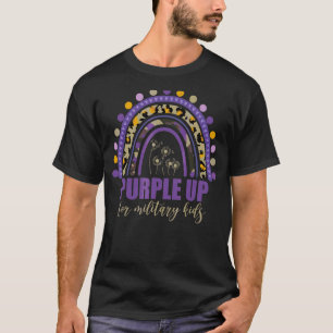 Purple Up For Military Kids Military Child Awarene T-Shirt