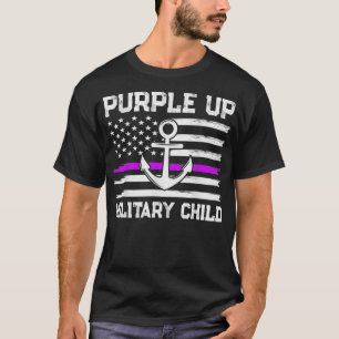 Purple Up For Military Kids Military Child Month4 T-Shirt