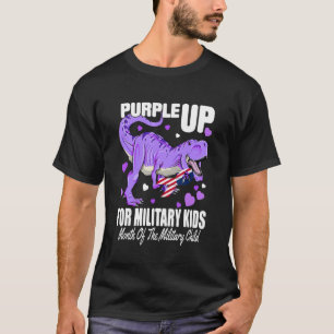 Purple Up For Military Kids Military Child Month D T-Shirt