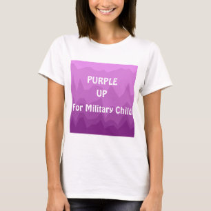 Purple Up For Military Kids Military Child   T-Shirt