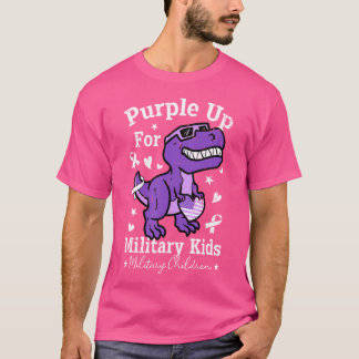 Purple Up For Military Kids Month Military Child D T-Shirt
