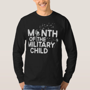 Purple Up For Military Kids Month Military Child D T-Shirt