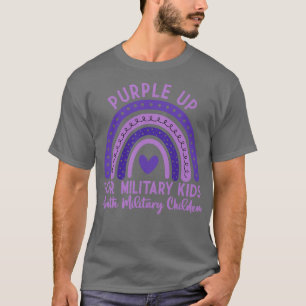Purple Up for Military Kids Month Military Childre T-Shirt