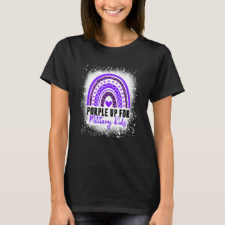 Purple Up For Military Kids Month Of The Military  T-Shirt