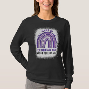Purple Up For Military Kids Month Of The Military T-Shirt