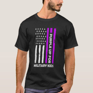 Purple Up For Military Kids Of The Military Child  T-Shirt