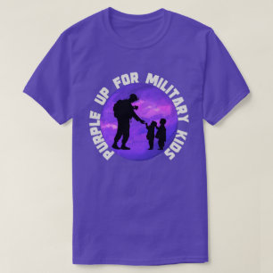 Purple Up For Military Kids T-Shirt