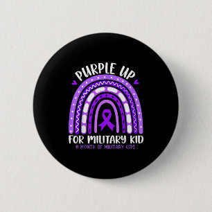 Purple up for military kids toddler women boysPurp 6 Cm Round Badge