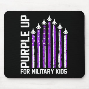 Purple up for military kids toddler women boysPurp Mouse Pad