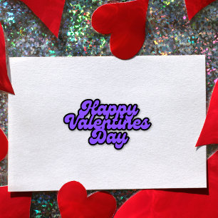 Purple Valentine's Day Font Art MEDIUM