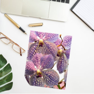 Purple Vanda Orchids Floral Notebook