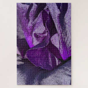 Purple Velvet Iris Jigsaw Puzzle