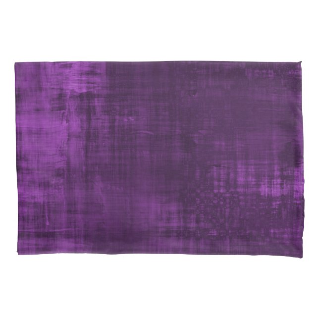 PURPLE VELVET PATTERN PILLOWCASE (Front)