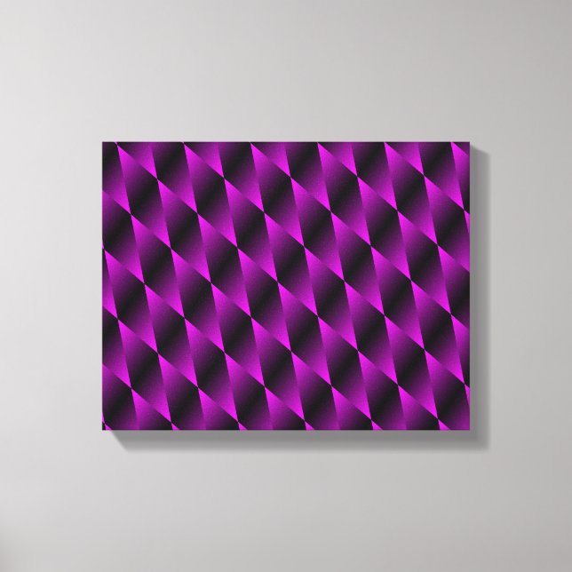 Purple Velvet Psychedelic Art Canvas (Front)