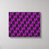Purple Velvet Psychedelic Art Canvas