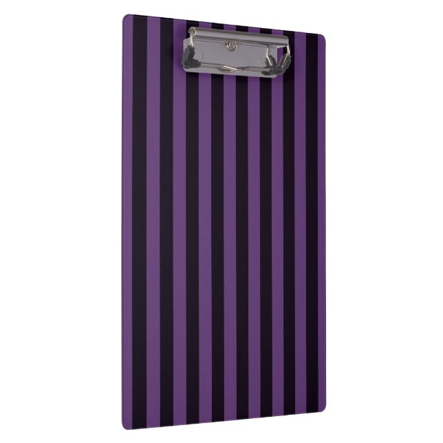 Purple Vertical Stripes Customise This! Clipboard (Right)