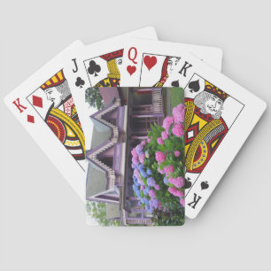 Purple Victorian Cottage - Martha's Vineyard Playing Cards