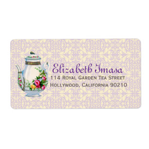 Purple Vintage French Tea Party