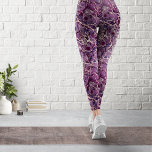 Purple Vintage Marbled Paper Leggings<br><div class="desc">This seamless pattern recreated the feel of an amazing marbled paper technology used for classic notebooks that were popular in the 18th and 19th century. Available in several color variants, also with classic notebook labels. A great gift idea for a booklover, a librarian, or a lover of paper crafts. First...</div>
