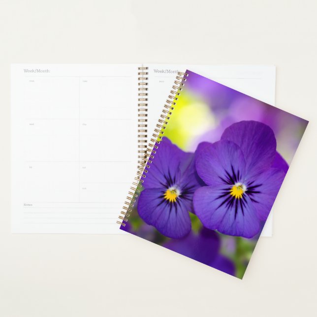 Purple Violas Planner (Display)