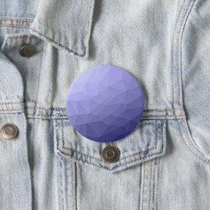 Purple violet  blue mesh ombre geometric pattern 7.5 cm round badge