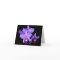 Purple Violet Eggplant Orchids Greeting Note Card