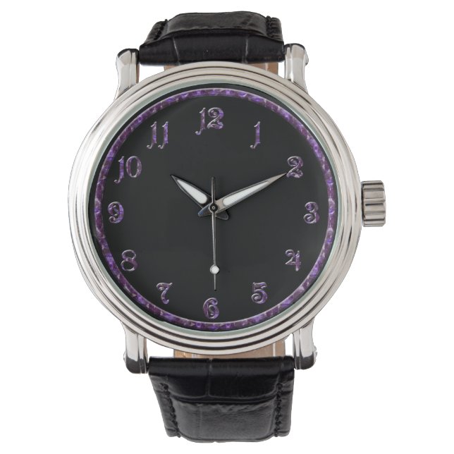 Purple, Violet Gem Watch (Front)