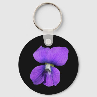 Purple Violet keychain