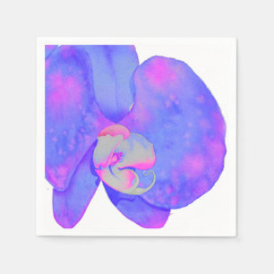 Purple violet Orchids Napkin