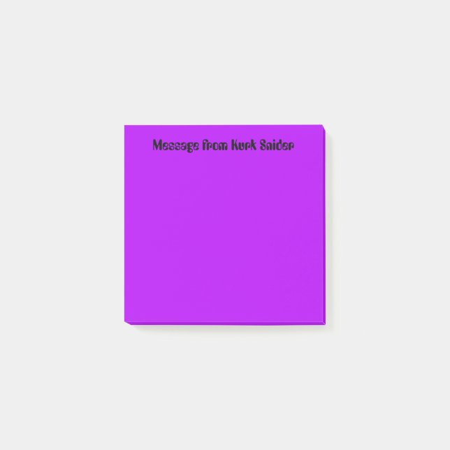 Purple/Violet Post-it Notes (Front)