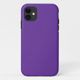 Purple Violet Solid Background Colour Code 663399 iPhone 11 Case