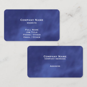 Purple Violet Watercolor Business Card