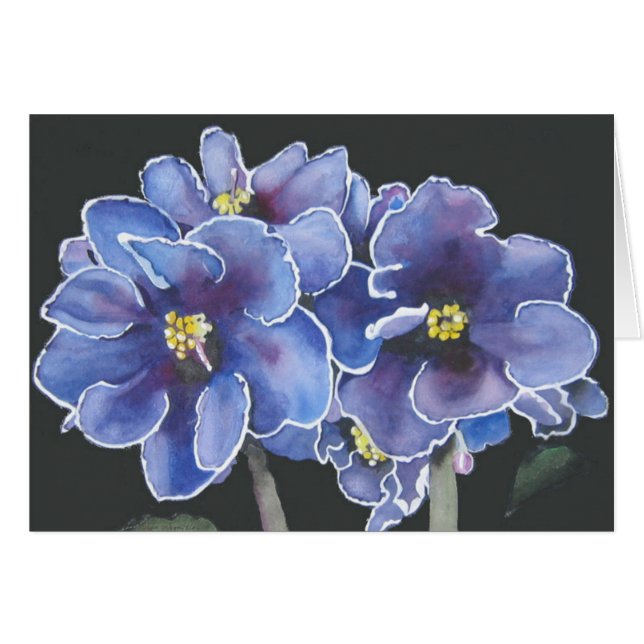 Purple Violets (Front Horizontal)