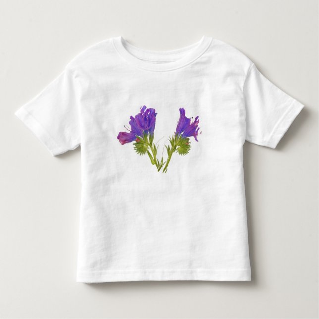 Purple vipers bugloss (echium plantagineum) toddler T-Shirt (Front)