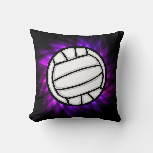 Purple Volleyball Cushion (Front)