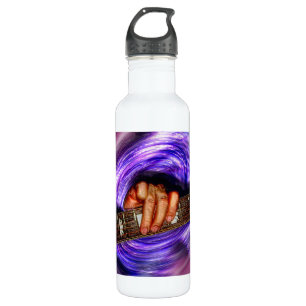 Purple Vortex Guitar Grip 710 Ml Water Bottle