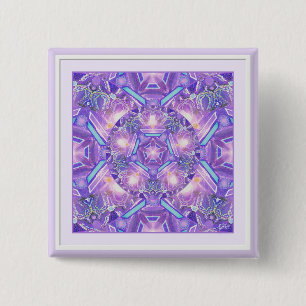 Purple W1 15 Cm Square Badge