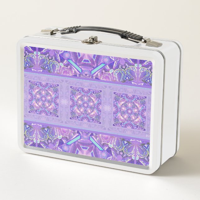 Purple W1 Metal Lunch Box (Front)