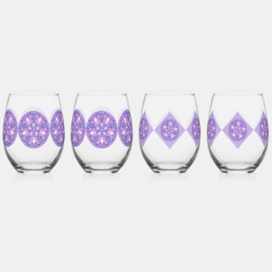 Purple W1 Stemless Wine Glass