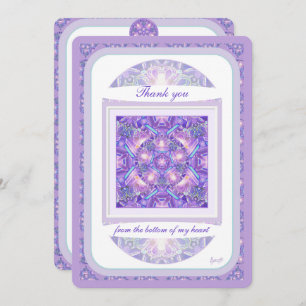 Purple W1 Thank You Card