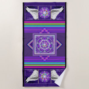 Purple W2 Beach Towel