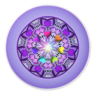 Purple W2 Ceramic Knob