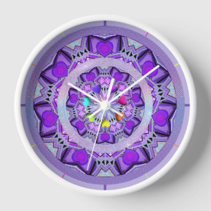 Purple W2 Clock