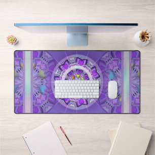 Purple W2 Desk Mat