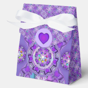 Purple W2 Favour Boxes