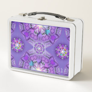 Purple W2 Metal Lunch Box