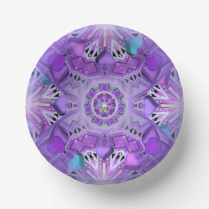 Purple W2 Paper Plate